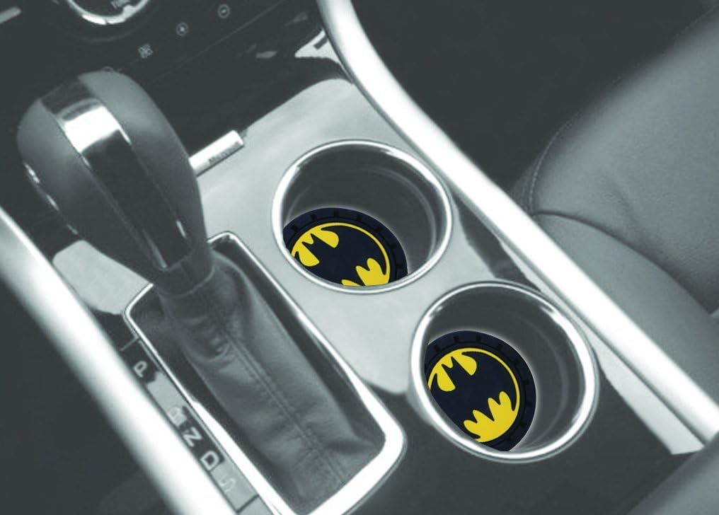 Batman Logo Car Cup Holder Coasters